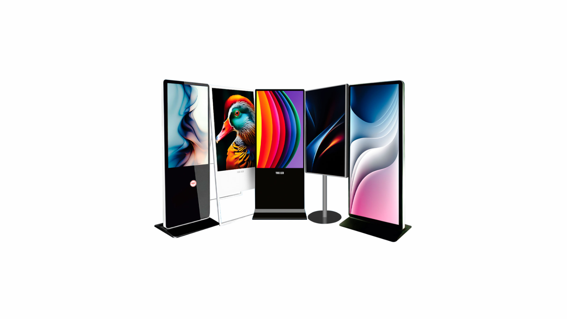 43 Inch LED TV branding display by Shine Ad Agency