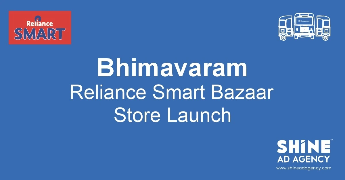 bhimavaram Store Launch with Auto Sticker Promotion
